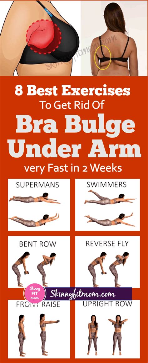 exercises to get rid of underarm bra fat