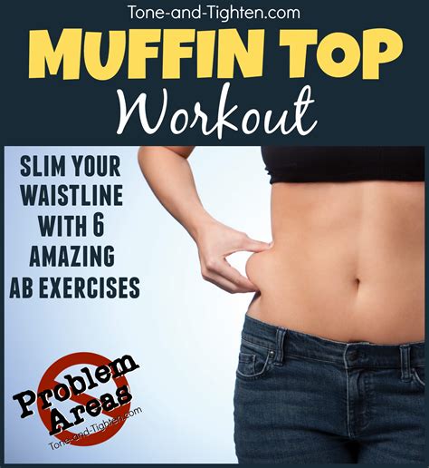exercises to tone muffin top