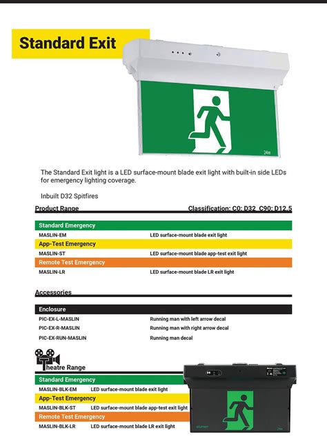 exit light rules