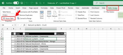 expand excel table to fit page