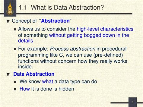 explain data abstraction with an example