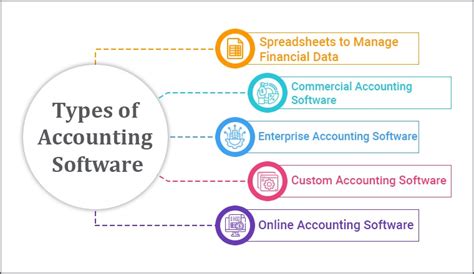 explain different types of accounting software with examples