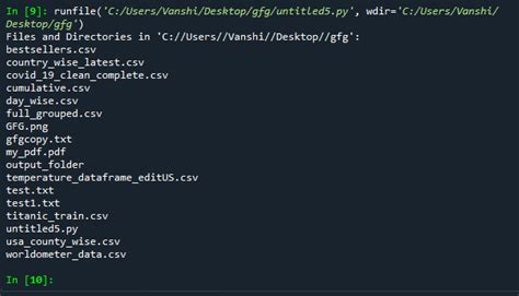 explain directory in python