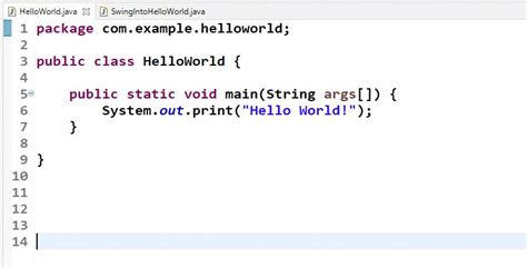 explain hello world program in java