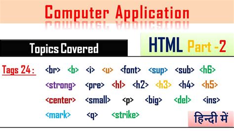 explain html tags with example in hindi