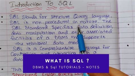 explain sql in dbms in hindi