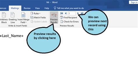 explain the function of mail merge feature in word processing