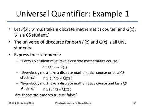 explain the universal and existential quantifiers with an appropriate example