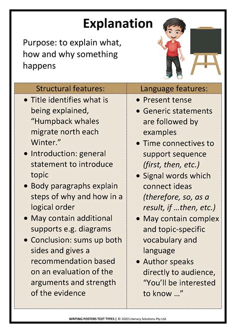 explanation text type examples grade 5