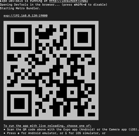 expo camera qr code example
