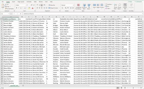 export all users from ad group to csv