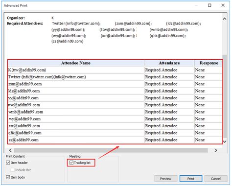export attendee list from outlook