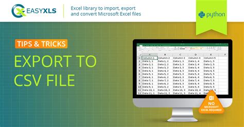 export csv data python