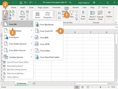 export data from excel to excel