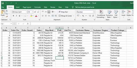 export data from excel to tableau