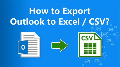 export emails from outlook to excel with date