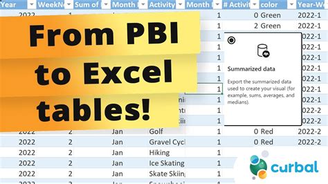 export excel data table