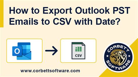 export list of emails from outlook to excel with date and subject in csv format