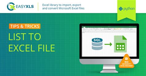 export list to excel python