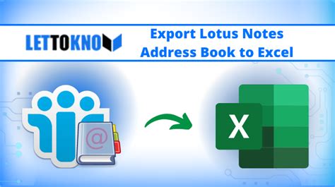 export lotus notes address book to excel