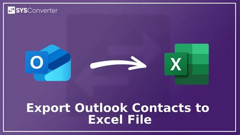 export outlook contacts to excel file