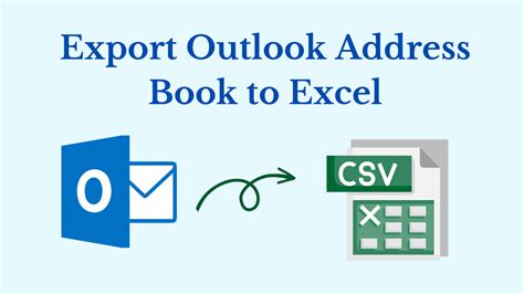 export outlook offline address book to excel