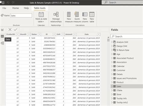 export power bi table to excel not csv