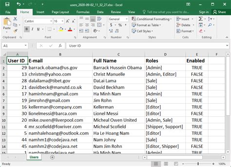 export-excel examples