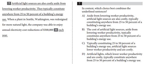 expression of ideas examples sat