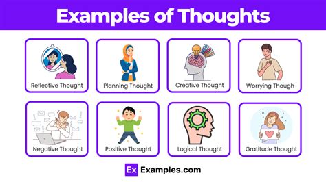 expression of thoughts and ideas examples