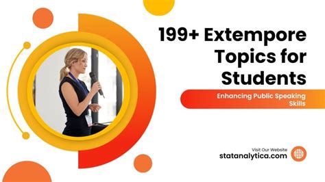 extempore topics for students
