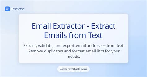 extract emails from text file