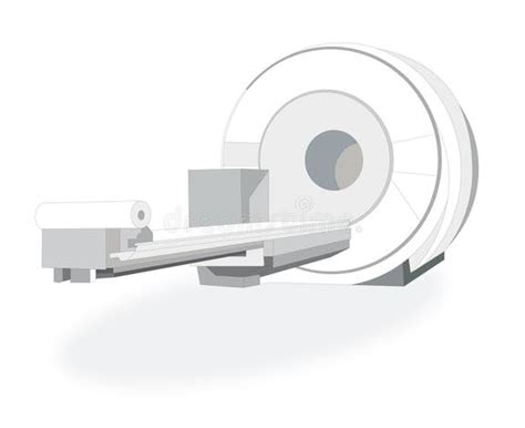 fMRI scanner illustration