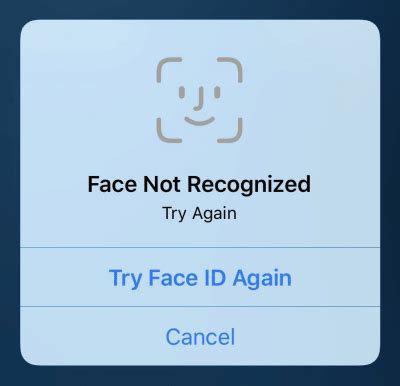 face app not recognizing face