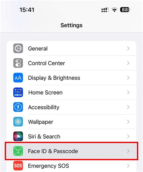 face id recognition not working in app store