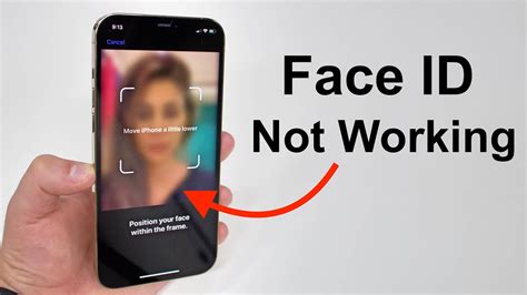 face recognition doesn't work on iphone