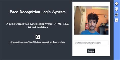 face recognition login system using python github