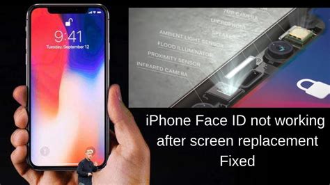 face recognition won't work on iphone