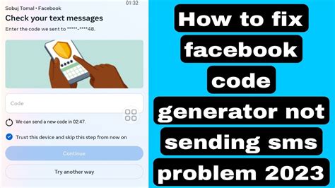 facebook code not showing up in email