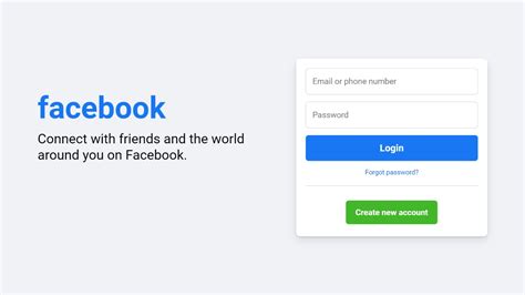 facebook login page background color code