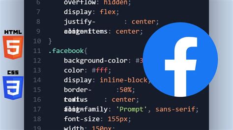 facebook logo code in html