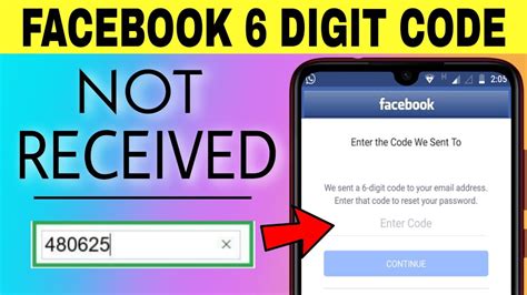 facebook marketplace 6 digit confirmation code