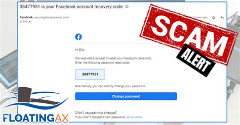 facebook recovery code email not working