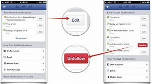 Facebook Unfollow Button
