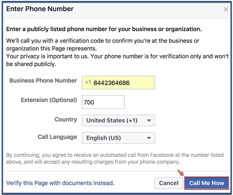 facebook verification code temp number