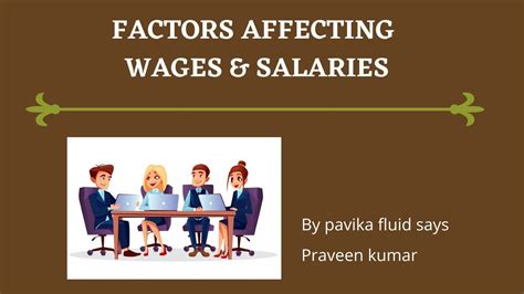 Factors affecting salary