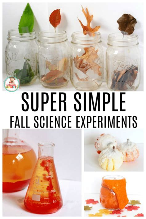 fall science experiments for elementary students
