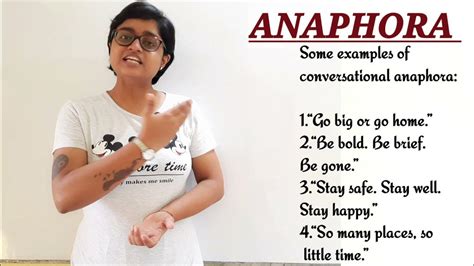 famous examples of anaphora