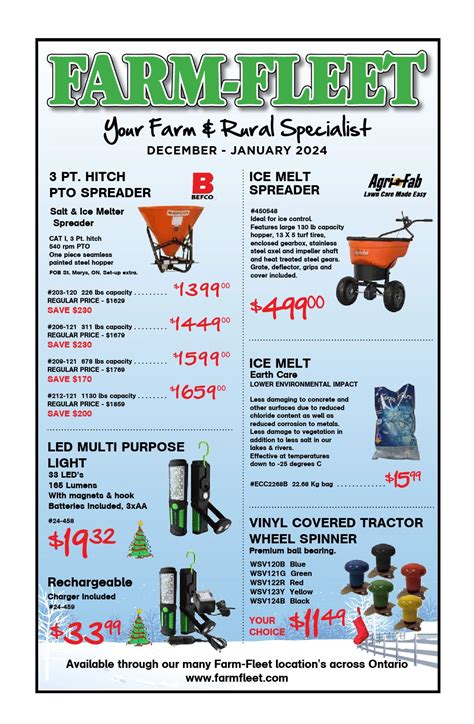 Farm Fleet Catalogue
