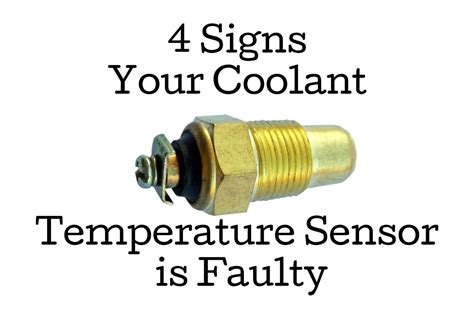 faulty engine coolant temp sensor